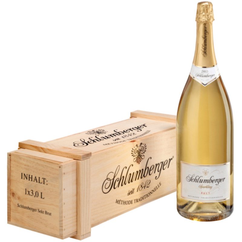 Schlumberger Sparkling in Holzkiste Österreich 3 l